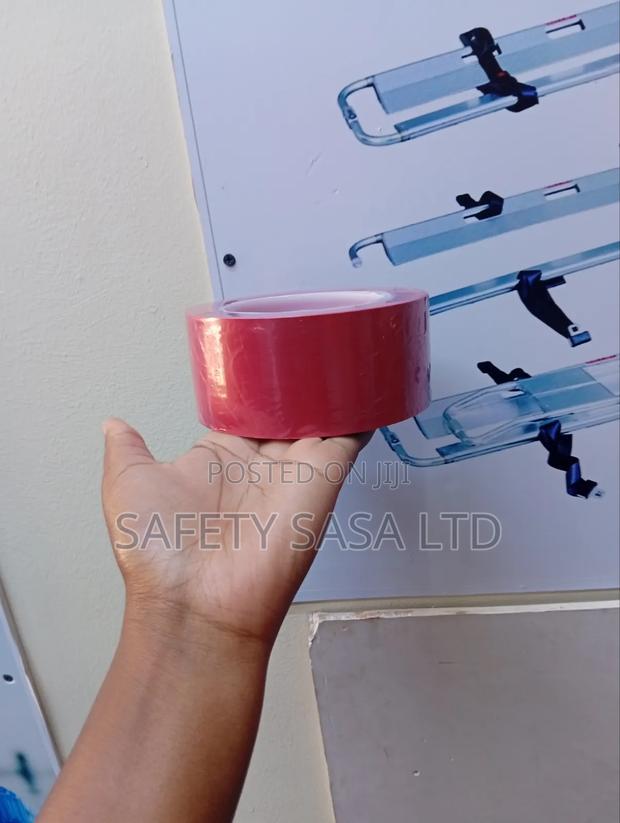 PVC Floor Marking Caution Red Hazard Lane Adhesive Tape - thumbnail 2