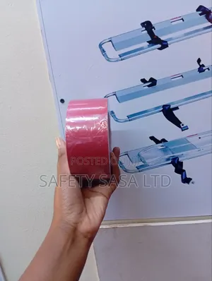 PVC Floor Marking Caution Red Hazard Lane Adhesive Tape