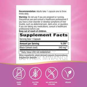 Nature's Way Black Cohosh Root Capsules