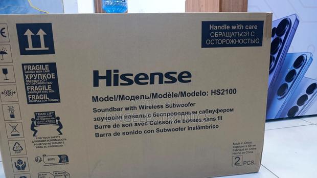 Hisense 2.1CH Wireless Soundbar HS2100 With 240Watts - thumbnail 2