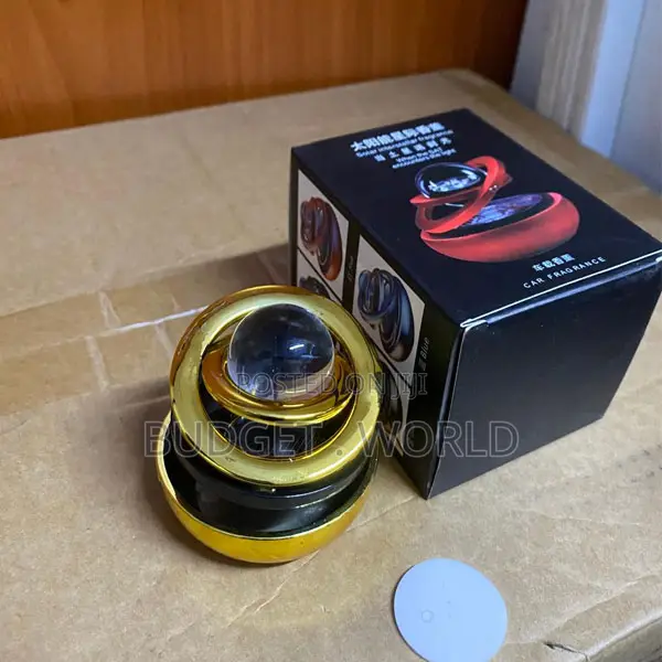 Globe Solar Rotating Car Air Freshener With Essential Oil