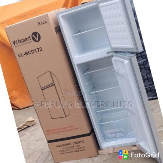 Volsmart 172L Double Door Fridge Fast Cooling Low Power Consumption - thumbnail 2
