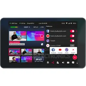 YoloLIVPortable Live Streaming Encoder,Recorder,AudioMixer and Monitor