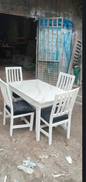 4 Chaired Hardwood Dining Set