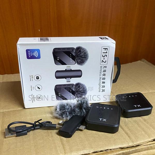 Wireless Lavalier Microphone Kit F11-2 -in-1 Dual Mic System 20M Long - main view