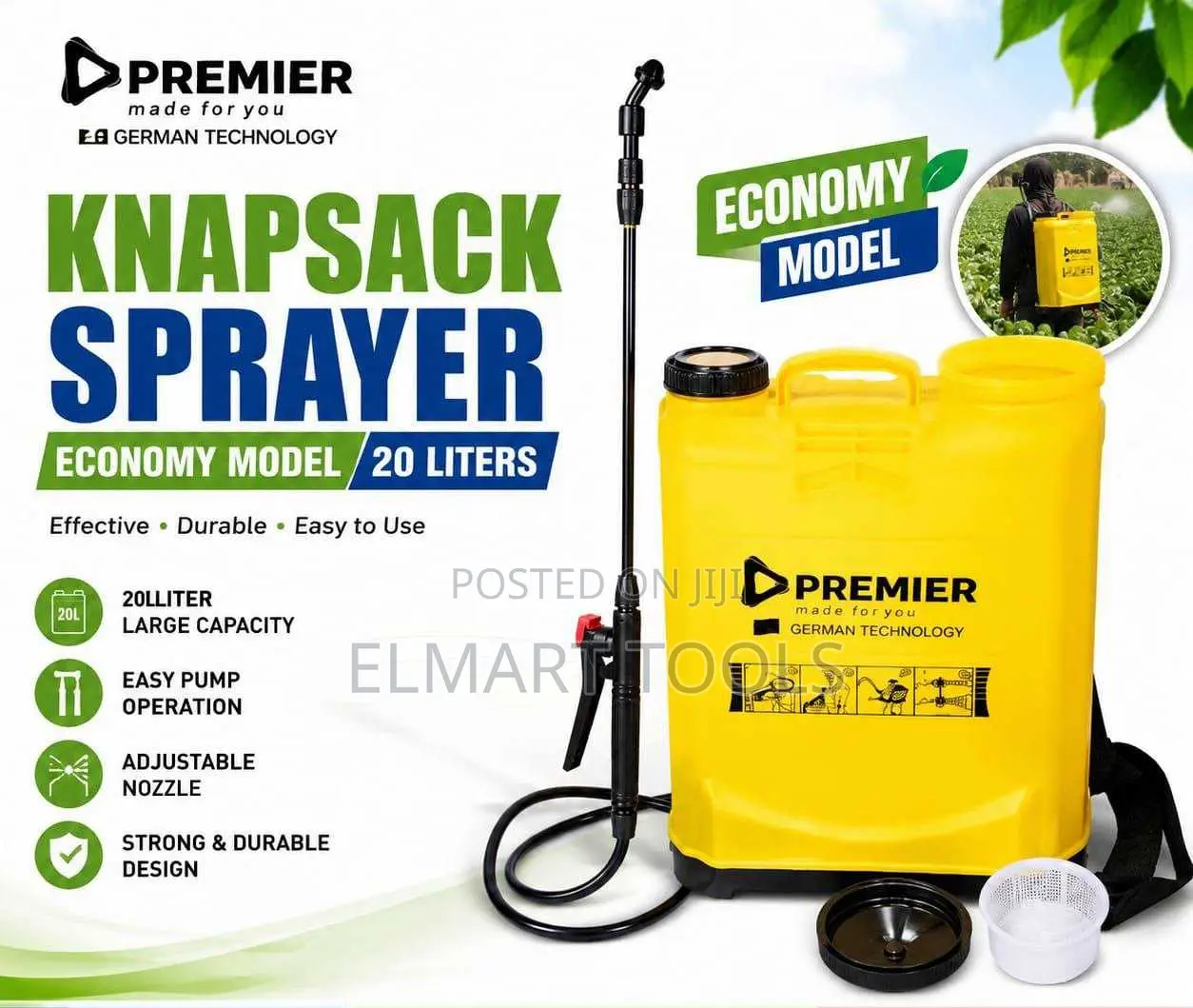 Premier 20-Liter Knapsack Sprayer