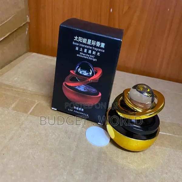 Globe Solar Dashboard Perfume Diffuser With Rotating Globe