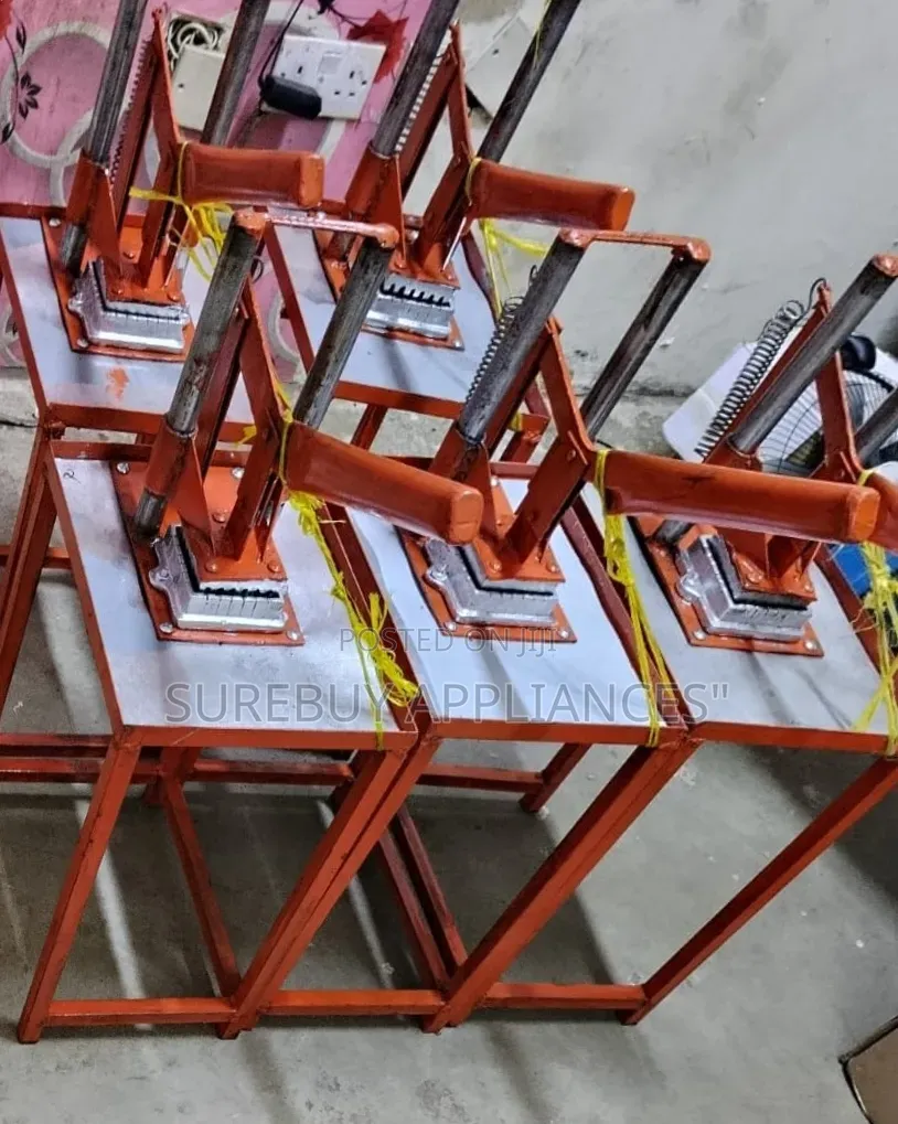 Heavy Duty Metallic Potato Chips Cutter With Strong Steel Frame