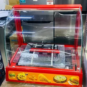 2-Tray Electric Chips and Snacks Display Warmer Cabinet/Food Warmer