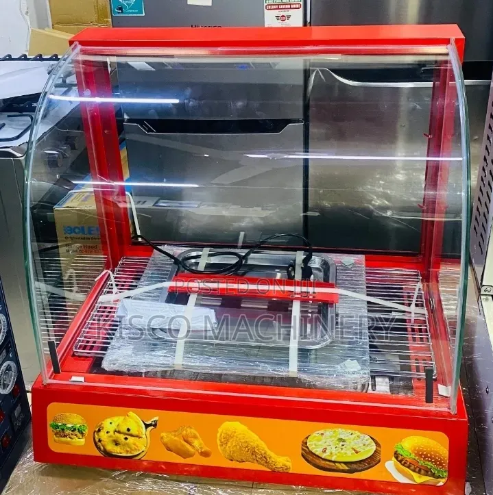 2-Tray Electric Chips and Snacks Display Warmer Cabinet/Food Warmer