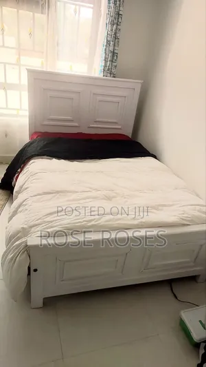 Whte New Durable Bed 4*6