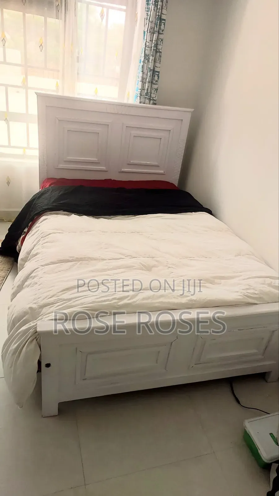 Whte New Durable Bed 4*6