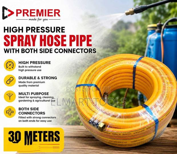 30-Meter Premier High Pressure Spray Hose Pipe