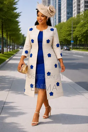 Two Pices Dress+coat
