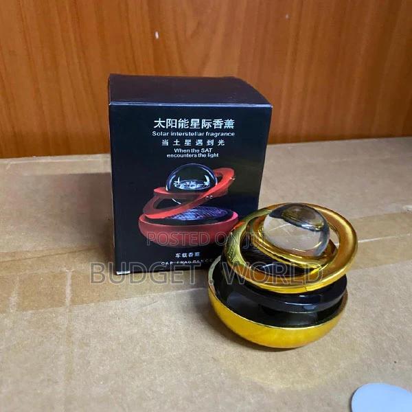 Globe Solar Rotating Car Air Freshener With Essential Oil