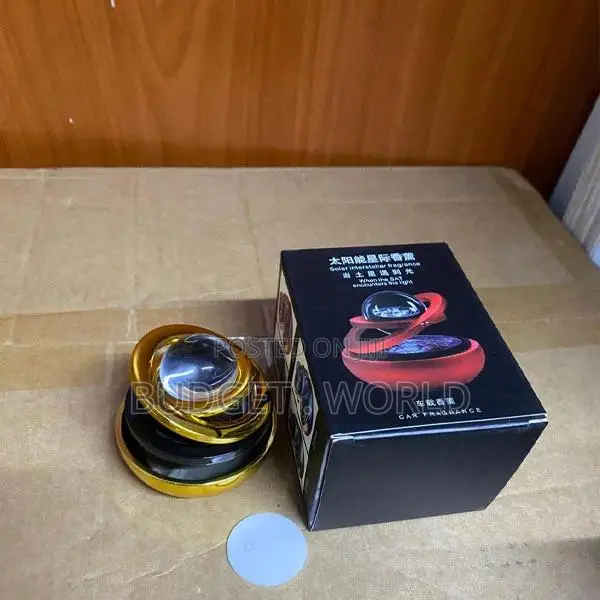 Globe Solar Powered Rotating Car Perfume Air Freshener