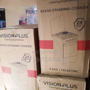 50*55 Vision 3+1 Standing Cooker