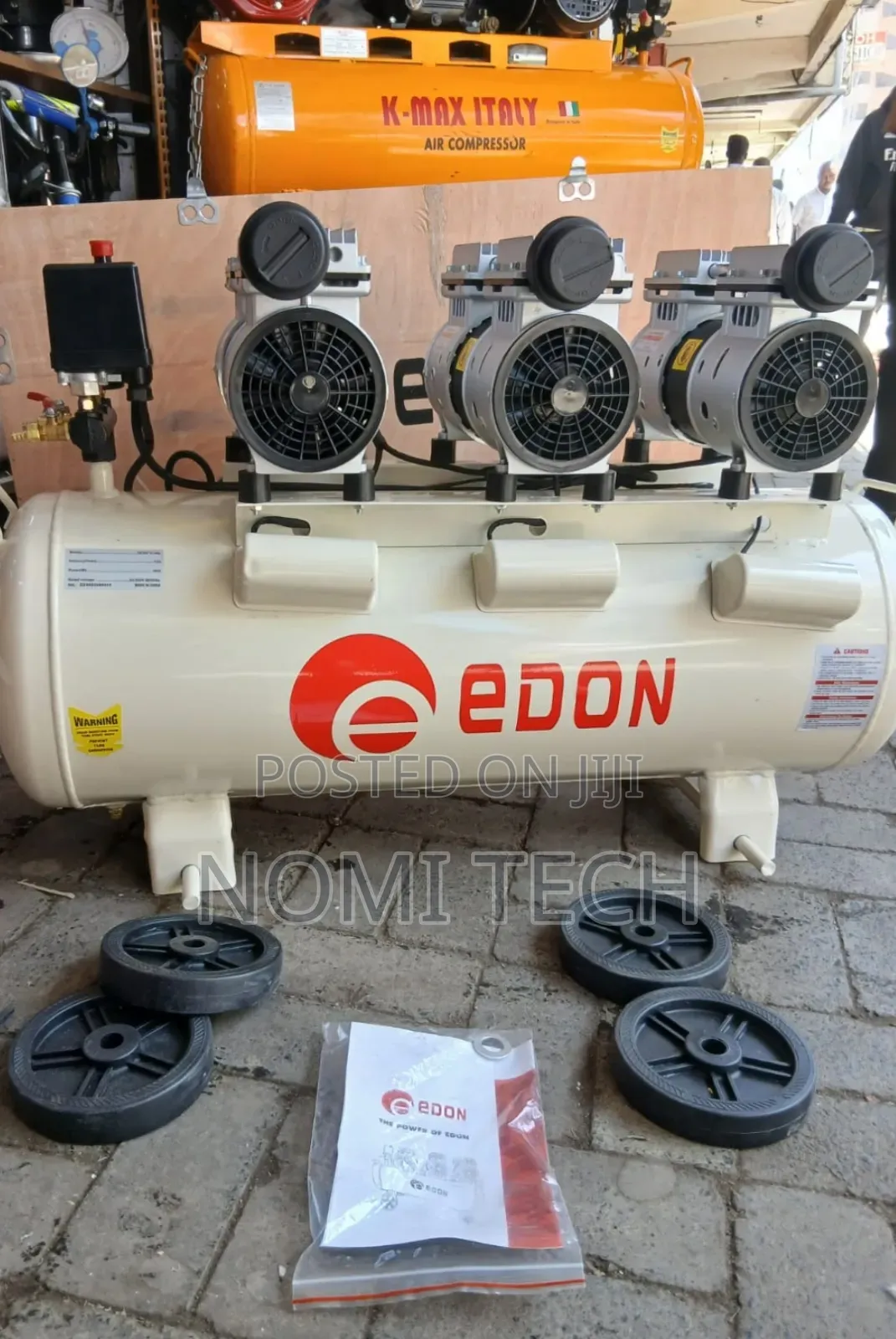 EDON Oil-Free Silent Air Compressor/100litres Edon Silent Comressor