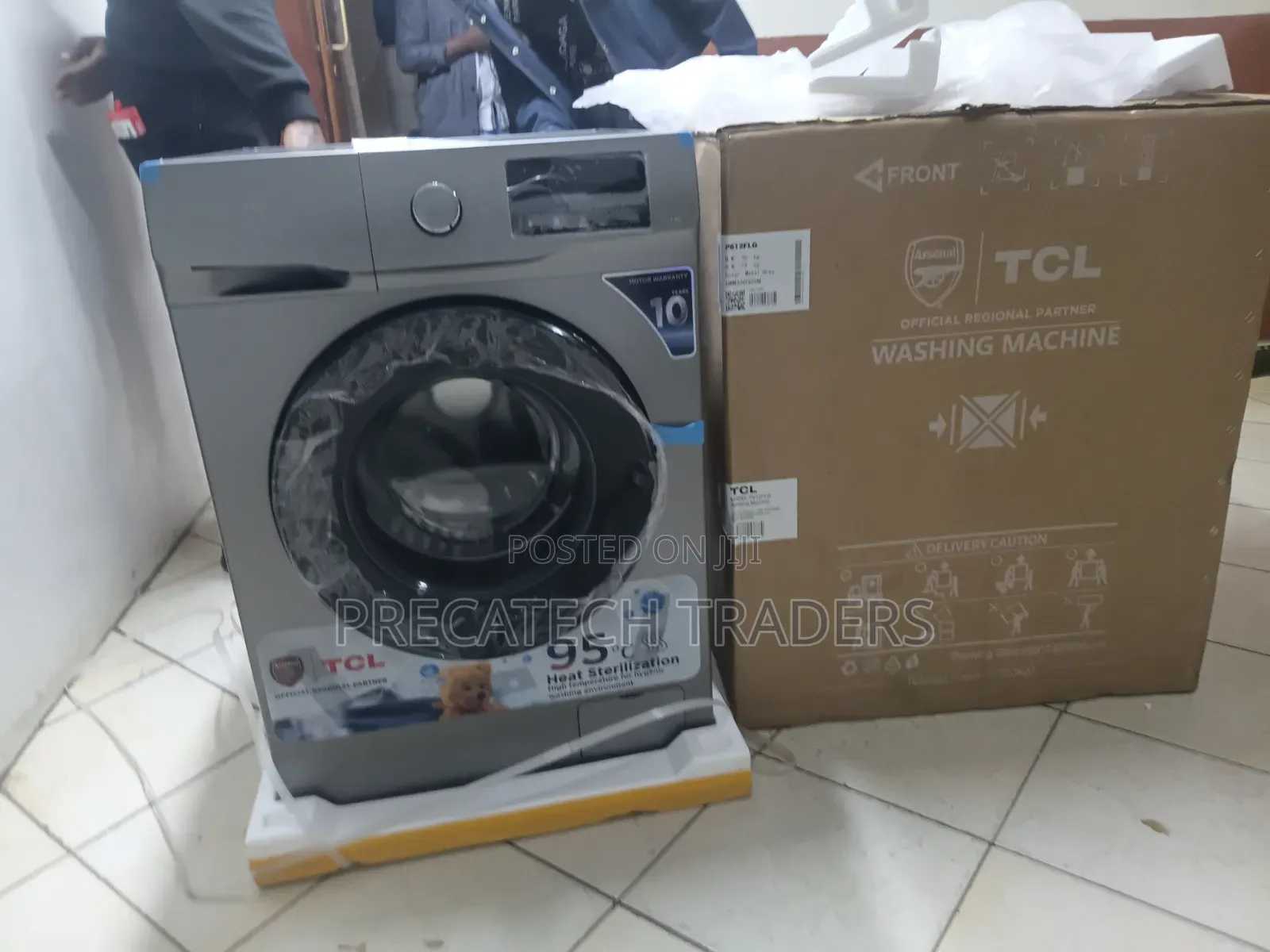 TCL 12KG Smart Front Load Washing Machine – Grey