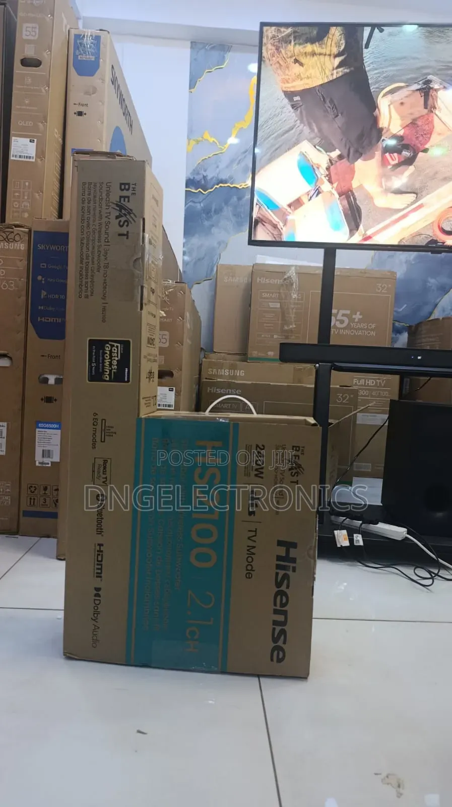 Hisense 2.1CH Wireless Soundbar HS2100 With 240Watts