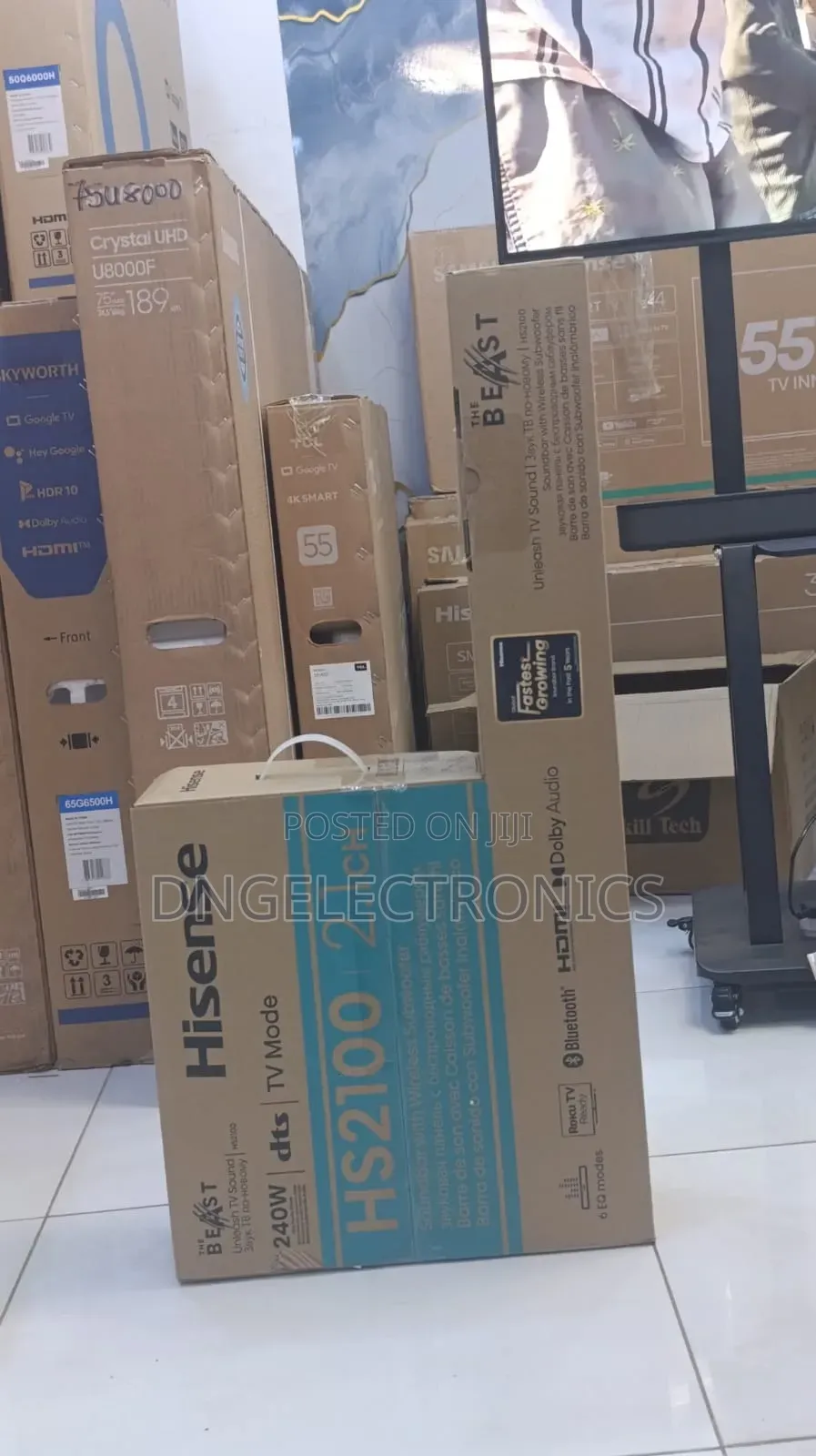 Hisense 2.1CH Wireless Soundbar HS2100 With 240Watts