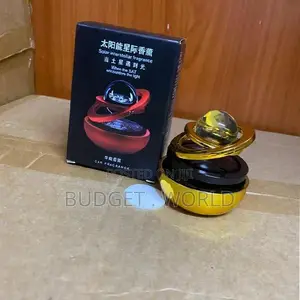 Globe Solar Powered Rotating Essential Oil Car Air Freshener