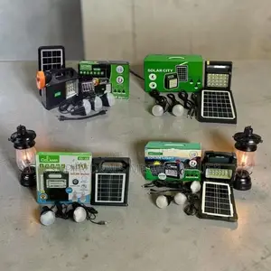 Hassle-Free Portable Home Solar Lighting System Kits With Led Bulbs