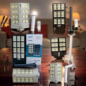 Long Life Battery 100W,2000W,3000W Solar Street Lights Wholesale