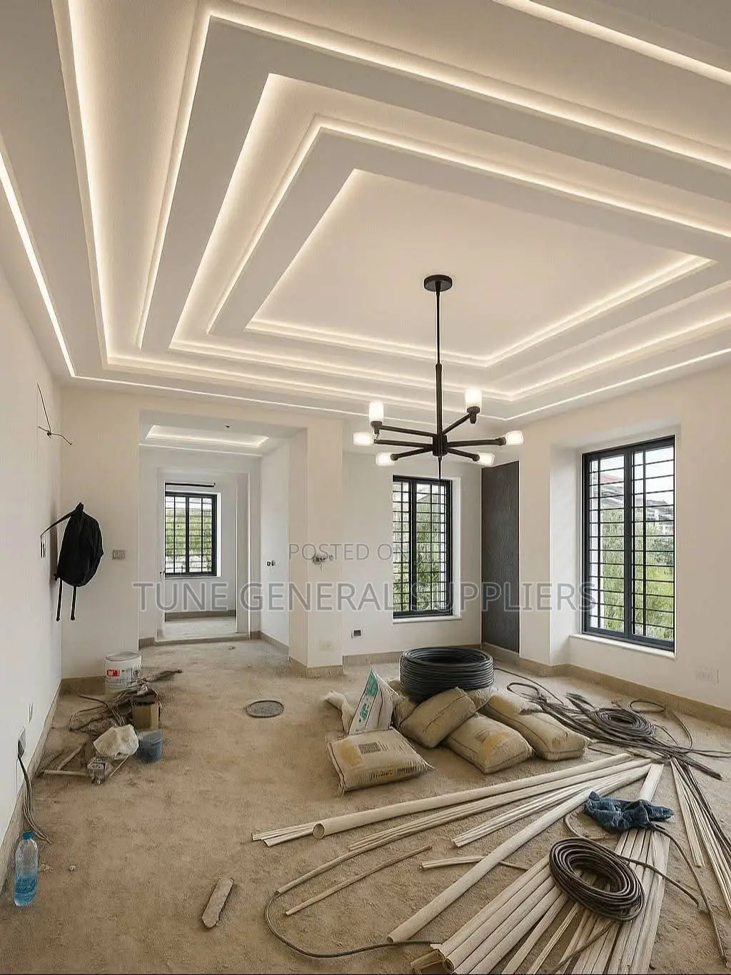 Gypsum Ceiling Installation Services.