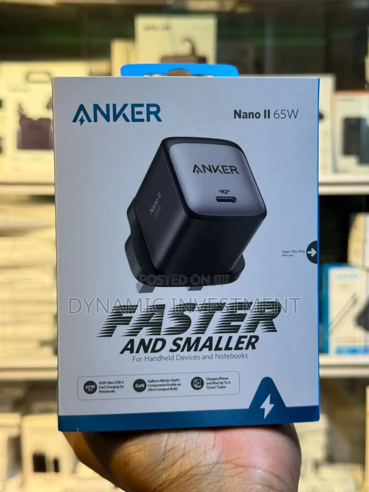 Anker Nano USB C Charger Adapter 65W GaN II for iPhone Samsung Phones