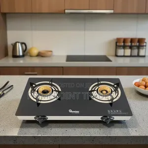 Ramtons RG/537 2-Burner Super Slim Ceramic Top Gas Cooker – Auto