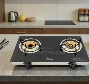 Ramtons 2-Burner Super Slim Ceramic Glass Gas Cooker RG/537 – Energy