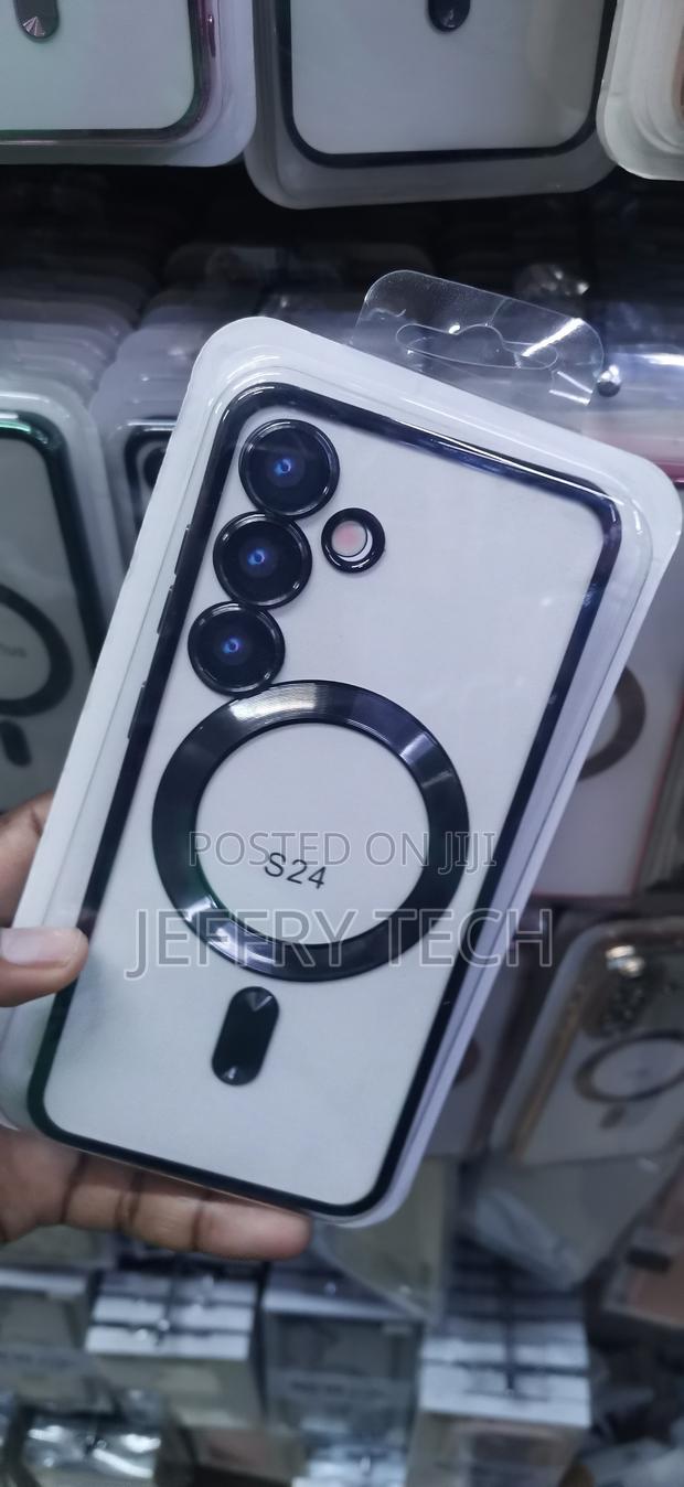 Magnetic Shockproof Phone Case With Black Electroplated Edges - thumbnail 2