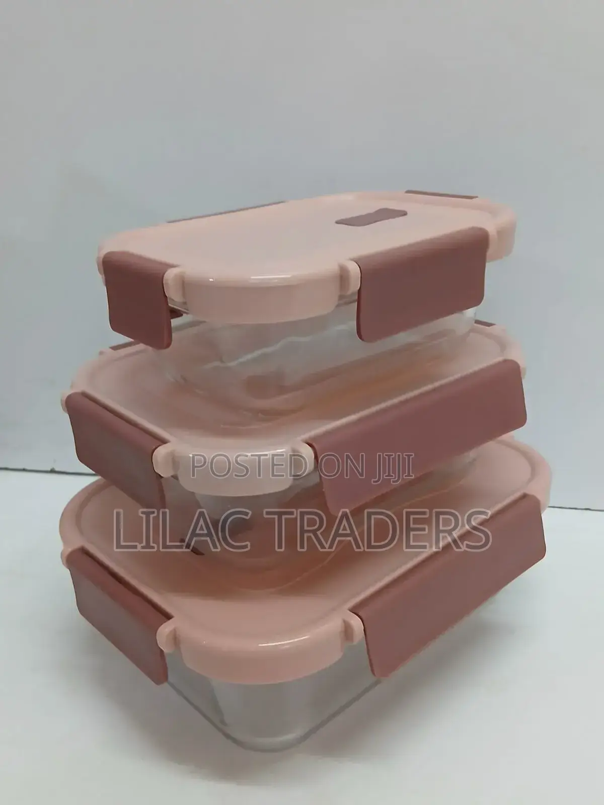 *Glass Snack Box With Lunch Bag*