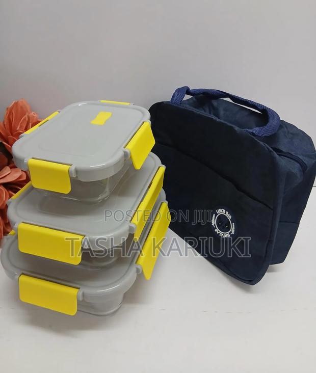 *Glass Snack Box With Lunch Bag* - thumbnail 2