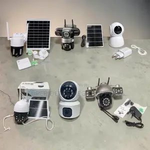 Easy Setup 4G Wifi Rotating Dual Triple Lens Solar Cameras Wholesale