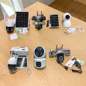 Stand Alone 4G Wifi Rotating Dual Triple Lens Solar Cameras Wholesale