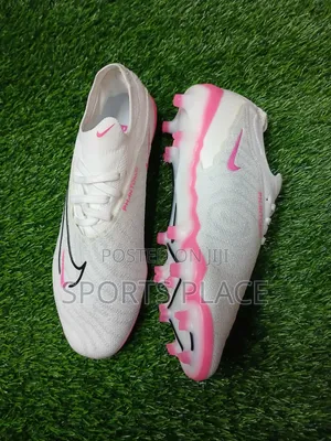Nike Phantom GX White Pink Low Cut FG Boots