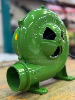 2-Inch Electric Snail Blower Fan (Green Cast Aluminum Housing)