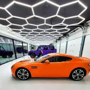 Surface Mounted LED Hexagon Garage Ceiling Light for Workshop