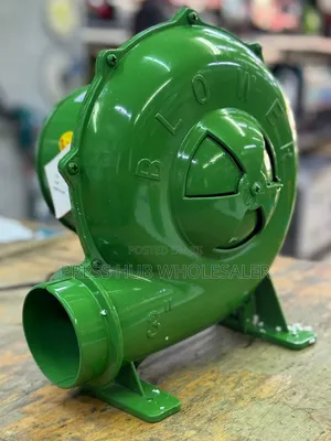 3-Inch Electric Snail Blower Fan (Green Cast Aluminum Housing)