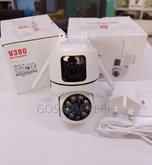 Dual Lens,Wifi AC Powered PTZ Smart Camera V380 Pro