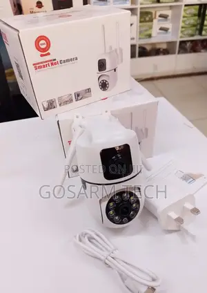 Wall Mountable V380 Wifi Dual Lens AC PTZ Camera