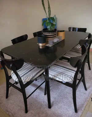 6-Seater Solid Wood Dining Set