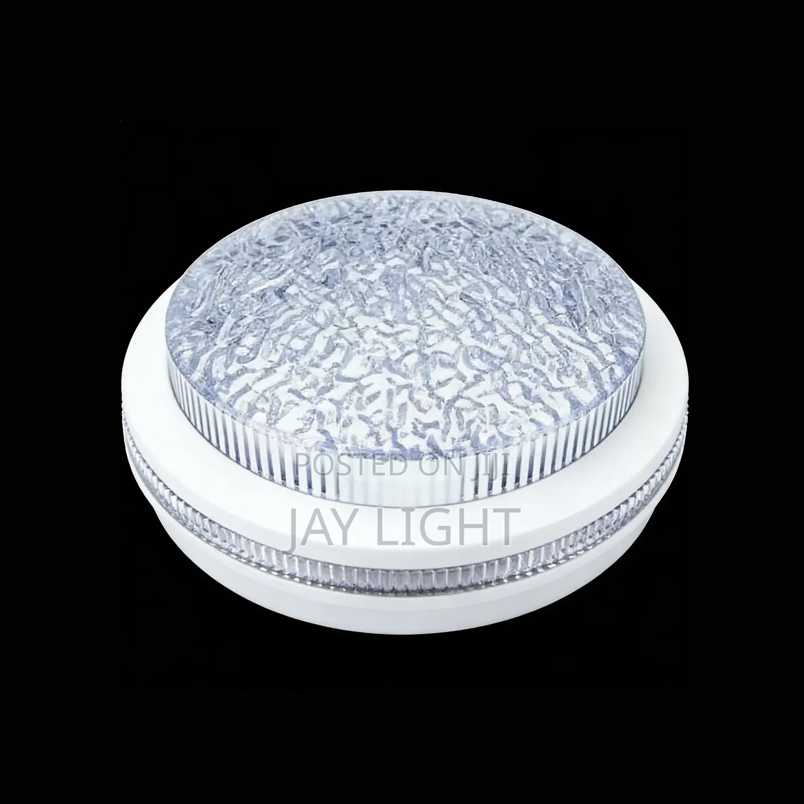 LED Bulkhead Ceiling Light MoistureProof Round Crystal Case Wall Light