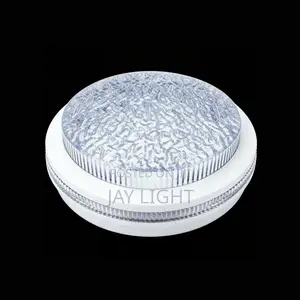 LED Bulkhead Ceiling Light MoistureProof Round Crystal Case Wall Light