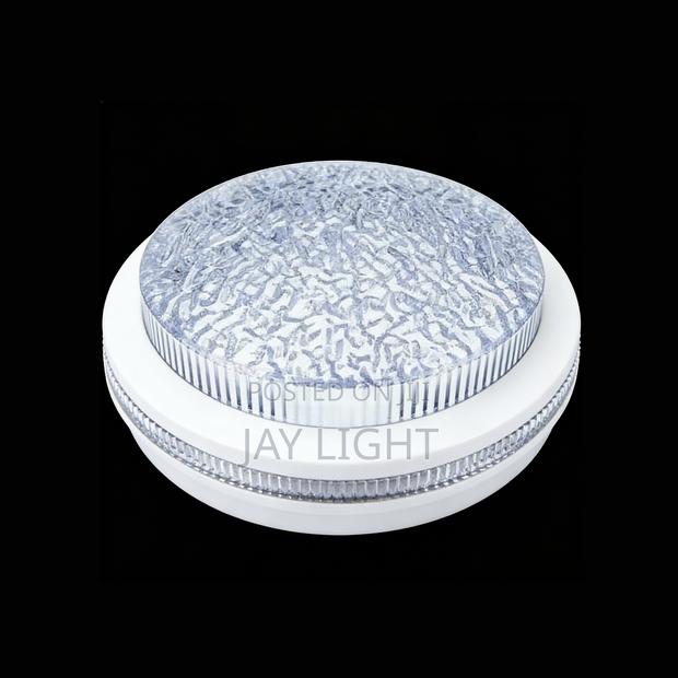 LED Bulkhead Ceiling Light MoistureProof Round Crystal Case Wall Light - main view