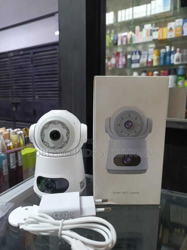 Intelligent Dual-View WiFi Security Camera – Multi-Angle Smart Trackin