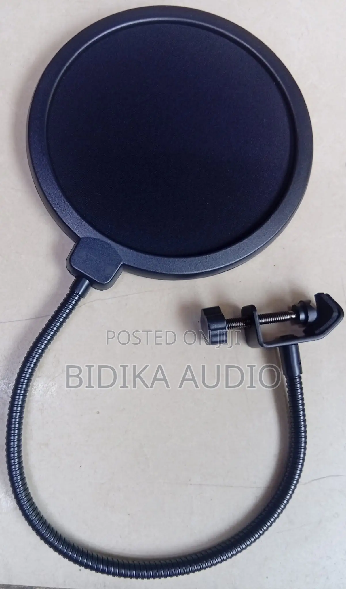 Universal Dual-Layer Studio Microphone Pop Filter With Flexible Goosen