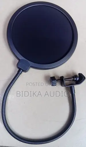 Universal Dual-Layer Studio Microphone Pop Filter With Flexible Goosen